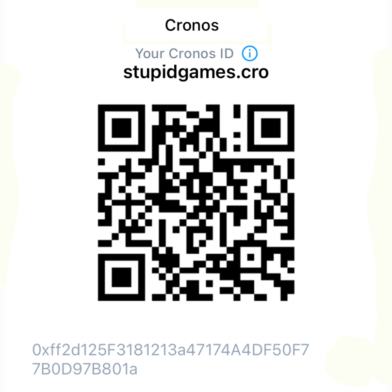 Cronos Address